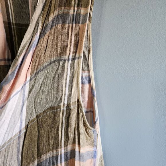 Maurices Plaid Open Front Vest - Picture 5 of 8